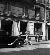 Peintres du dimanche, Boulevard Raspail, Montparnasse, Paris, années 1950