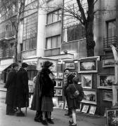 Peintres du dimanche, Boulevard Raspail, Paris, années 1950
