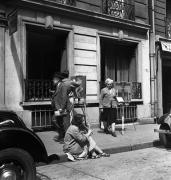 Peintres du dimanche, Boulevard Raspail, Paris, années 1950