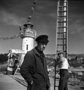 Julien Carette dans "La Fleur de l’âge" de M. Carné et J. Prévert, Belle-Île 1947.