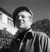 Jean Gabin  à La Colombe d’Or à Saint-Paul-de-Vence en 1945