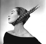 Bettina, mannequin de haute couture, Paris, années 1950