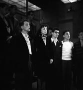 Édith Piaf en répétition avec les Compagnons de la Chanson, Paris, années 1950