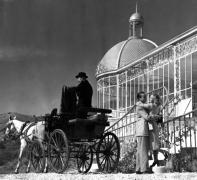 "Lumière d'été" de Jean Grémillon, 1942. Paul Bernard (Patrice) et Madeleine Renaud (Cri-Cri), sur la carriole, Marcel Lévesque (Monsieur Louis)